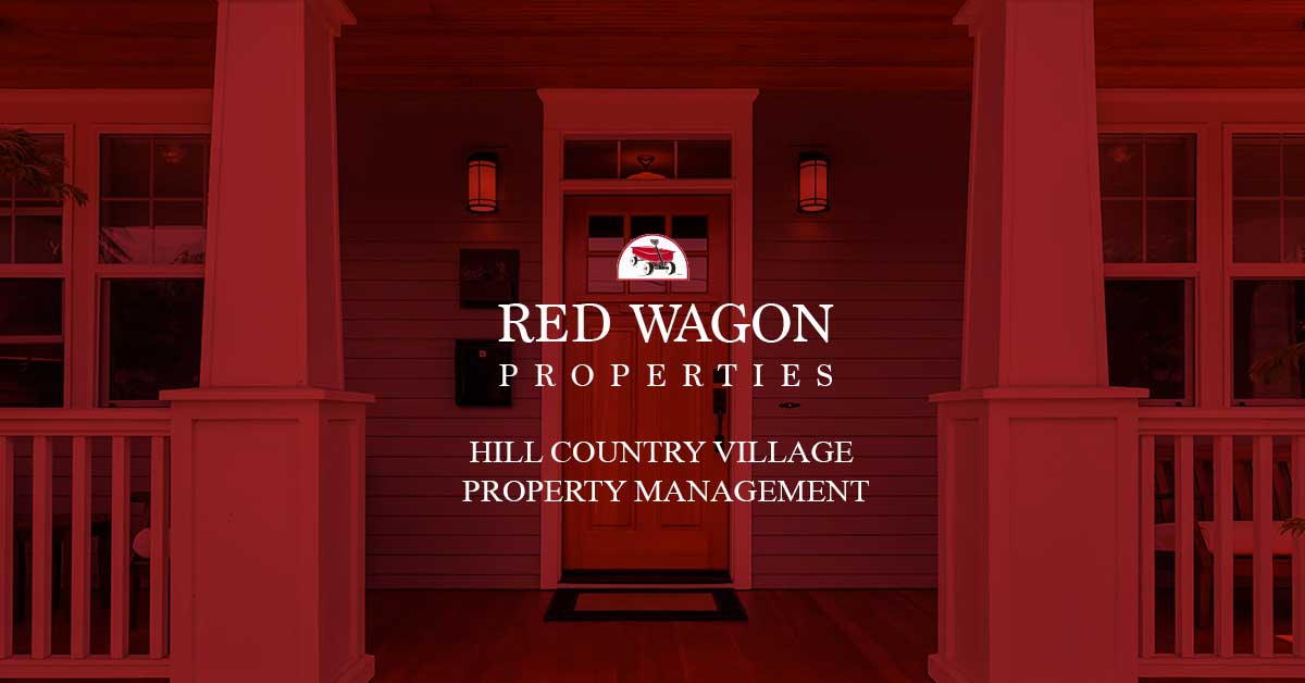Hill Country Village Property Management Red Wagon Properties